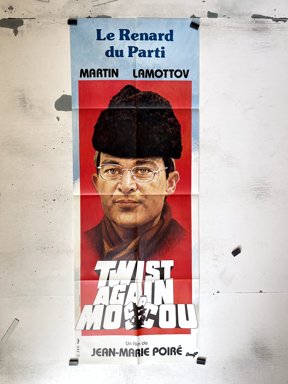 TWIST AGAIN MOVIE POSTER ORIGINAL 60x160 JEAN-MARIE POIRÉ
