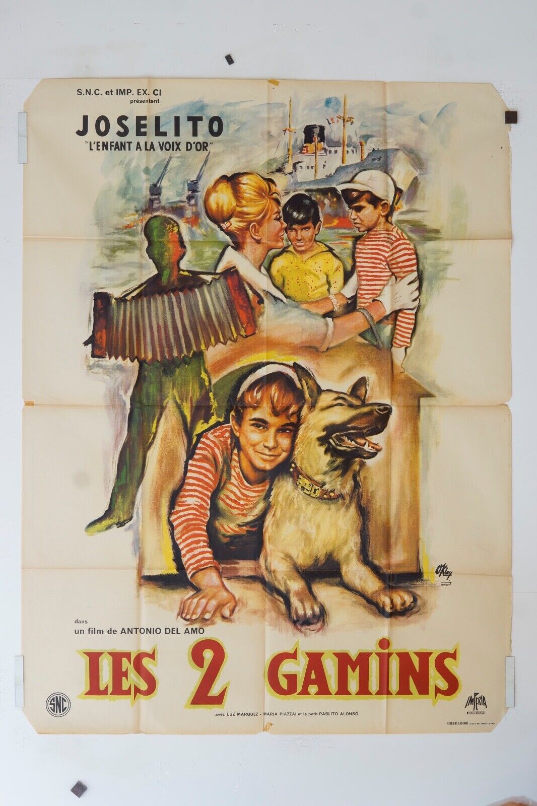 LES 2 GAMINS MOVIE POSTER ORIGINAL (120X160) JOSELITO