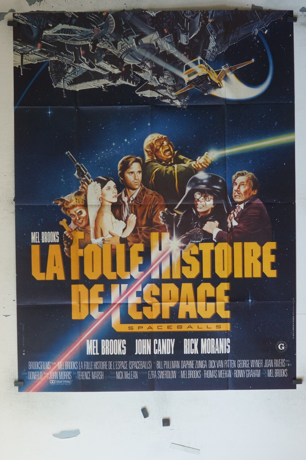 LA FOLLE HISTOIRE DE L’ESPACE MOVIE POSTER ORIGINAL 120x160 MEL BROOKS