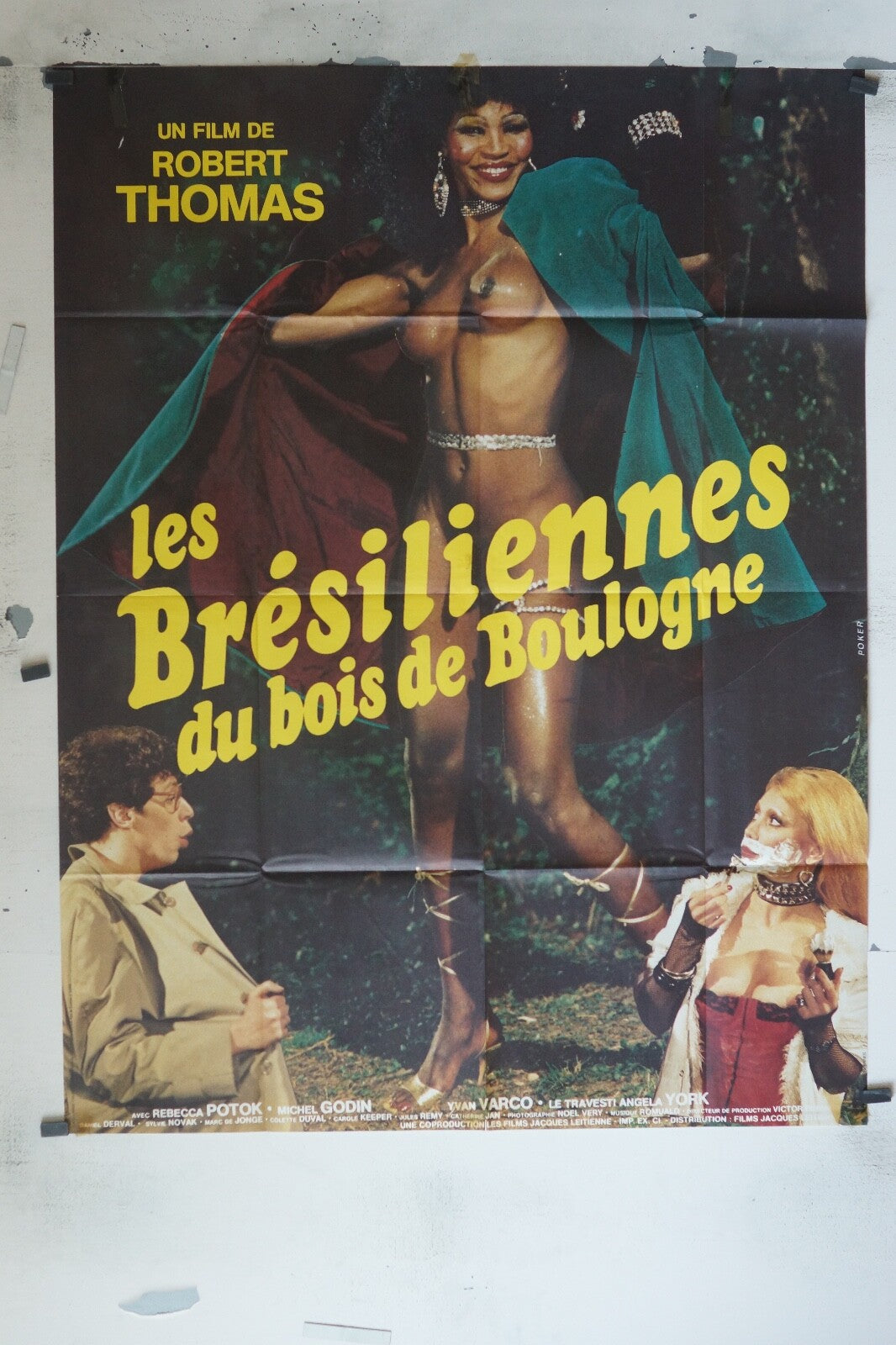 LES BRÉSILIENNES DU BOIS DE BOULOGNE POSTER ORIGINAL 120x160 ROBERT THOMAS