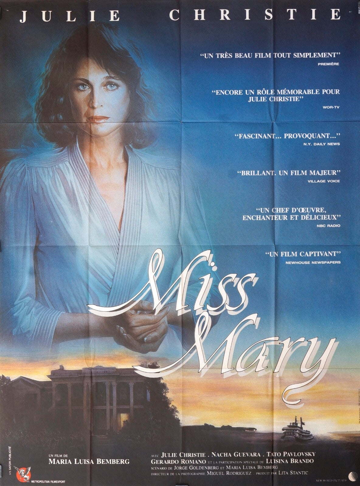 MISS MARY JULIE CHRISTIE movie poster ORIGINAL 120x160