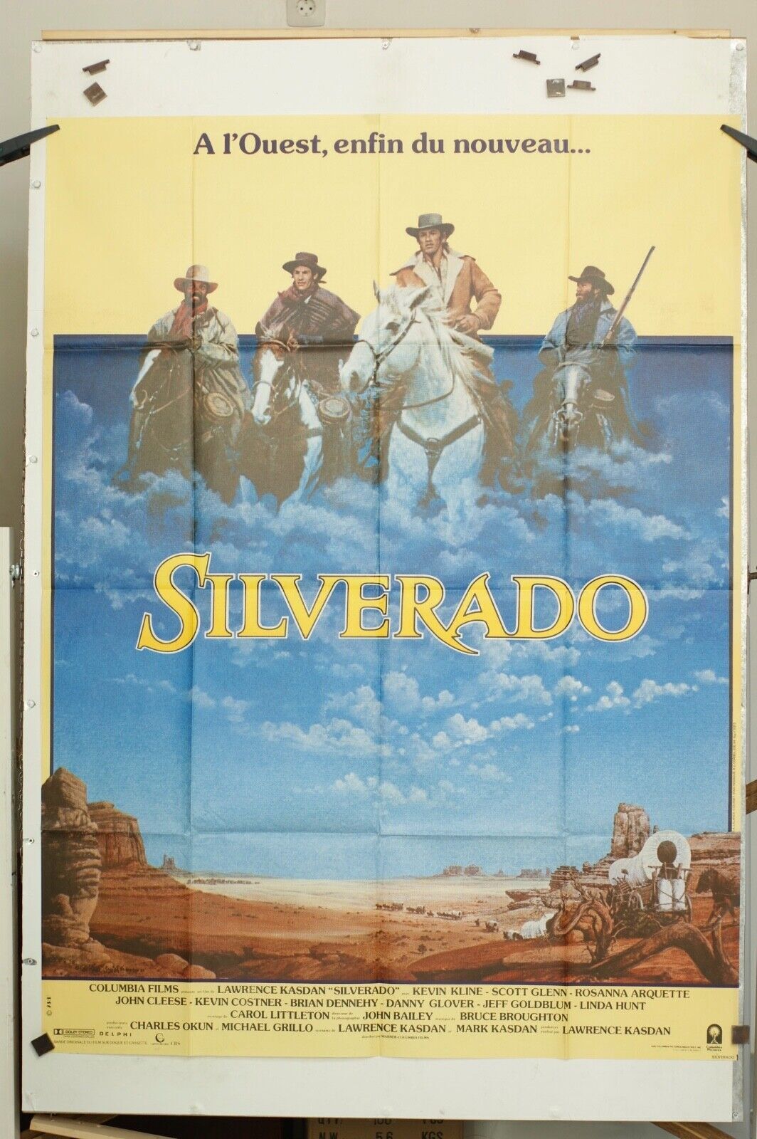 SILVERADO ORIGINAL MOVIE POSTER 120x160 JACK SHOLDER