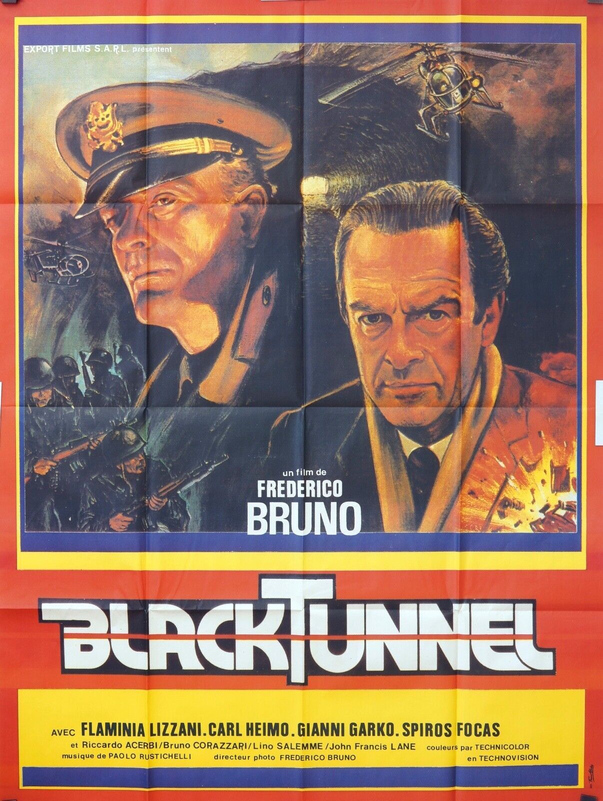 BLACKTUNEL ORIGINAL MOVIE POSTER 120x160 FLAMINIA LIZZANI