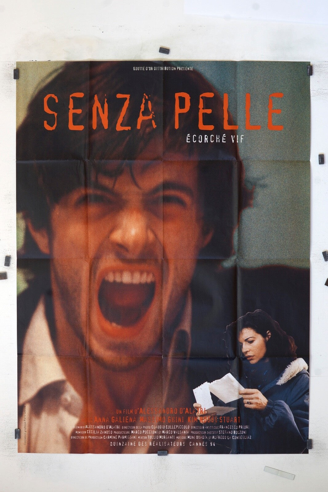 SENZA PELLE ALEXANDRO D’ALAIRI MOVIE POSTER ORIGINAL 120x160