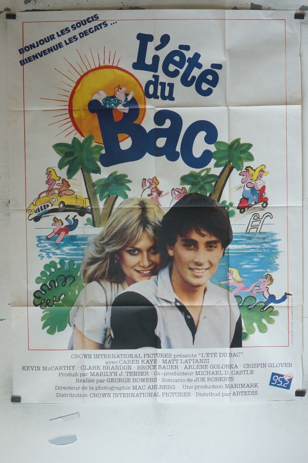 L’ÉTÉ DU BAC MOVIE POSTER ORIGINAL (120x160) KEVIN MC CARTHY
