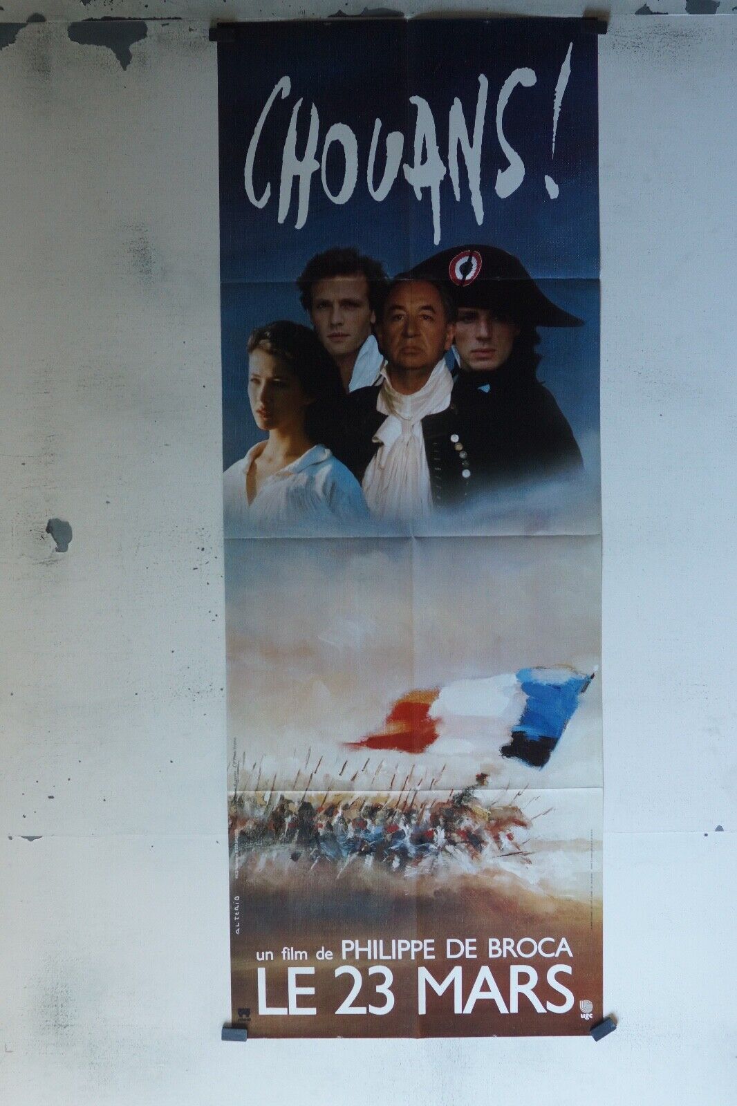 CHOUANS MOVIE POSTER ORIGINAL 60x160 PHILIPPE DE BROCA