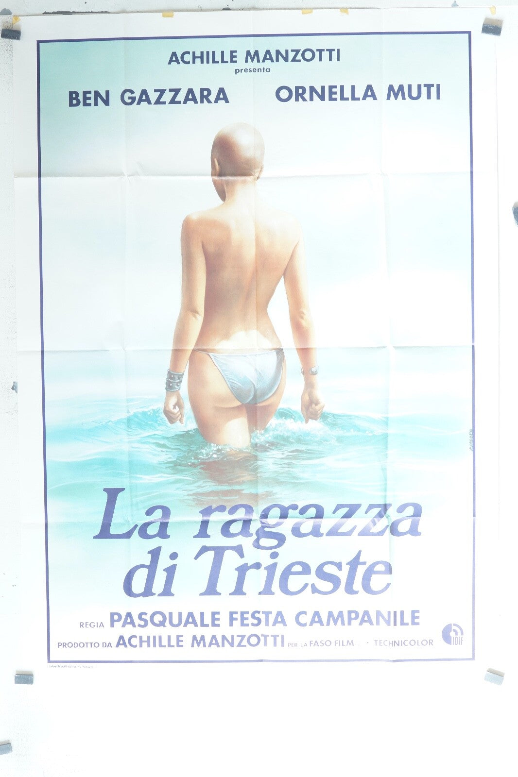 UNA RAGAZZA DI TRISTESSE MOVIE POSTER ORIGINAL 120x160 Pontello Gabriel