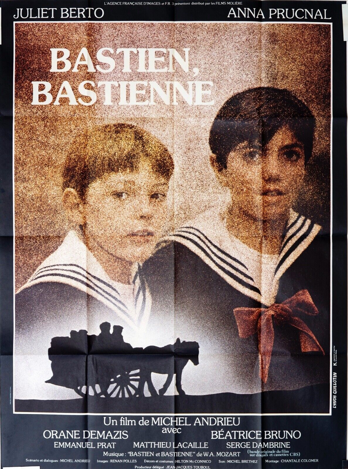 BASTIEN, BASTIENNE MOVIE POSTER ORIGINAL 120X160 JULIET BERTO