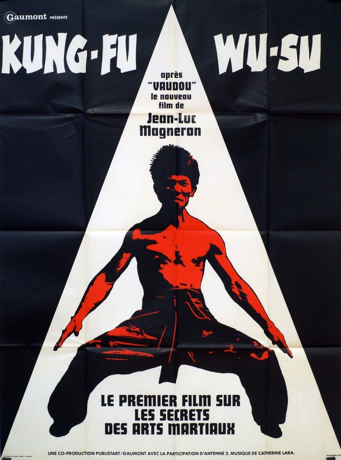 KUNG-FU WU-SU ORIGINAL MOVIE POSTER 120X160 JEAN-LUC MAGNERON