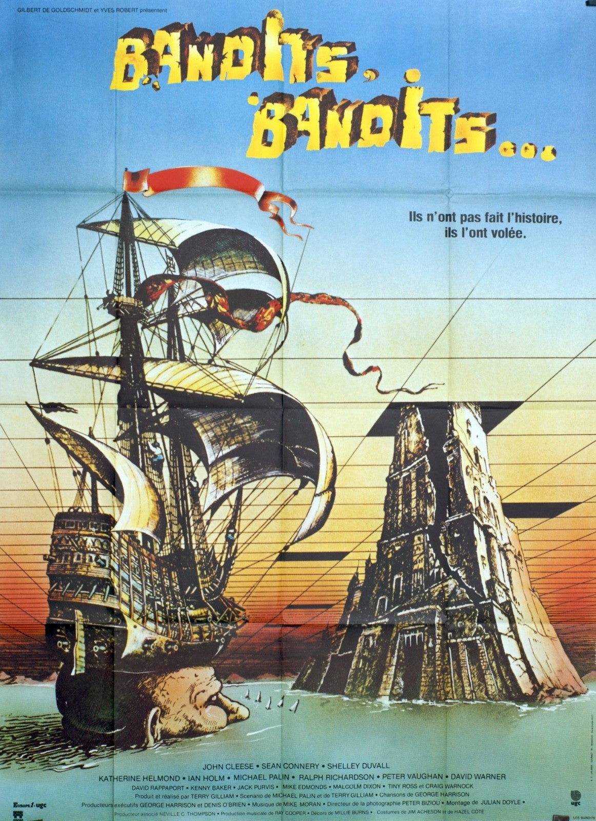 BANDITS, BANDITS… KATHERINE HELMOND MOVIE POSTER ORIGINAL 120x160