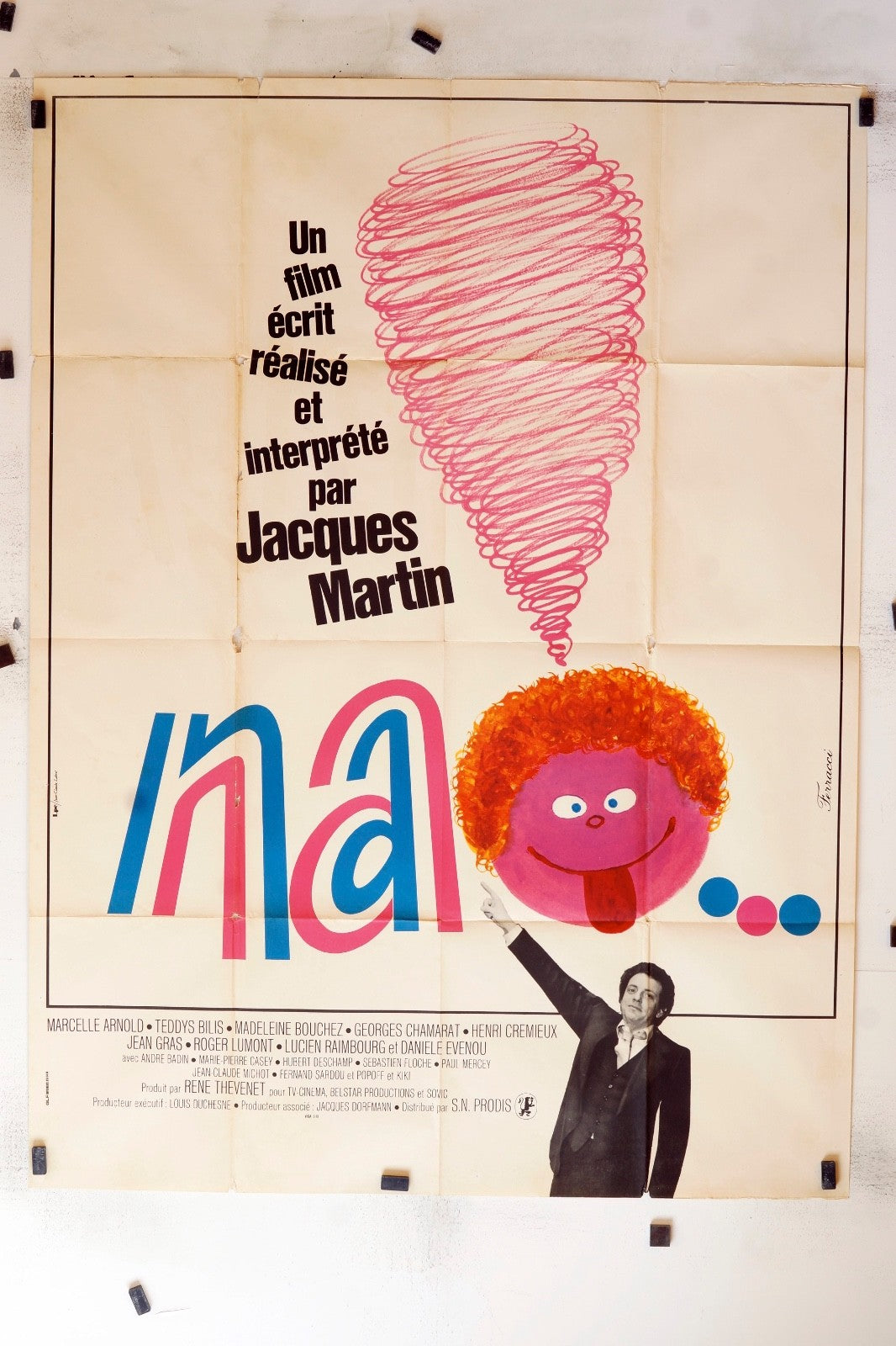 NA ! JACQUES MARTIN MOVIE POSTER ORIGINAL 120x160