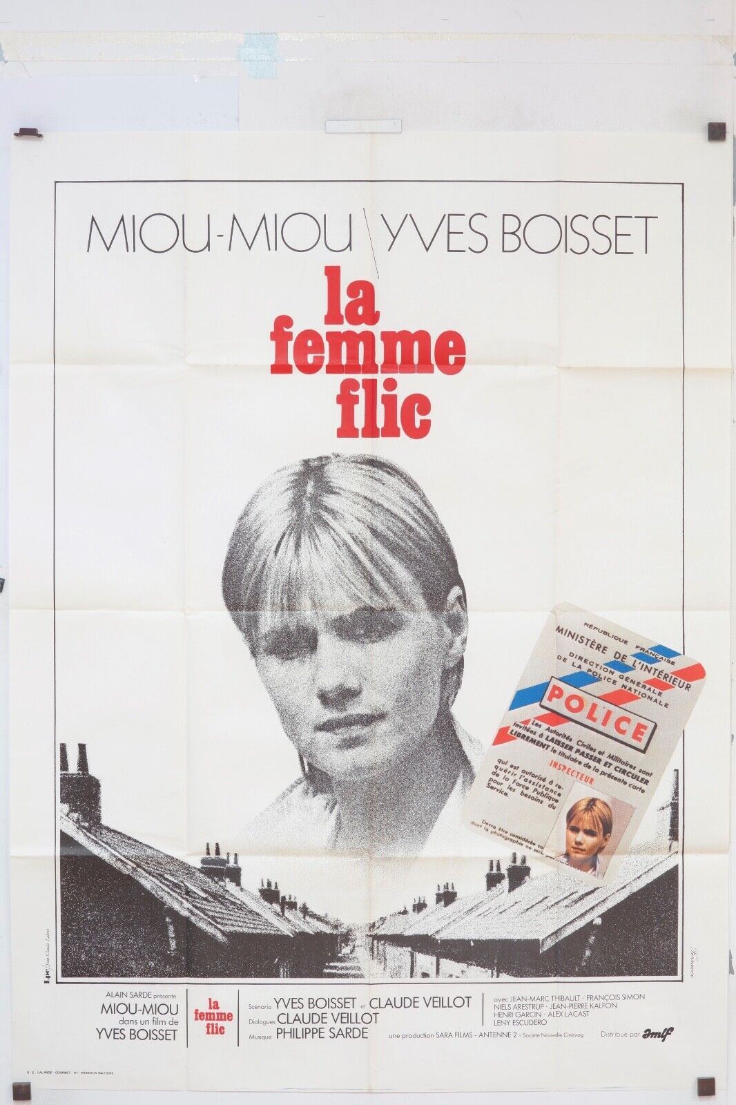 LA FEMME FLIC MOVIE POSTER ORIGINAL (120X160) MIOU-MIOU