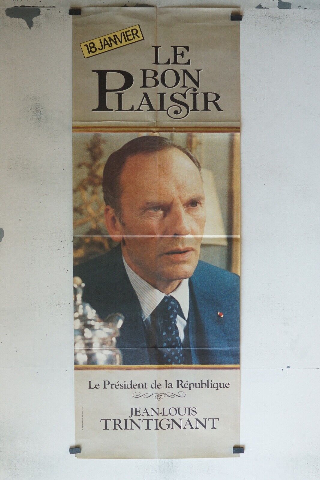 LE BON PLAISIR POSTER ORIGINAL (60x160) JEAN-LOUIS TRINTIGNANT