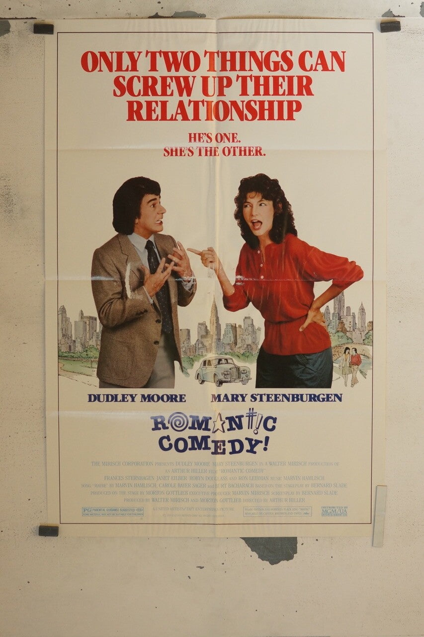 ROMANTIC COMEDY ! (70X100) ORIGINAL MOVIE POSTER DUDLEY MOORE