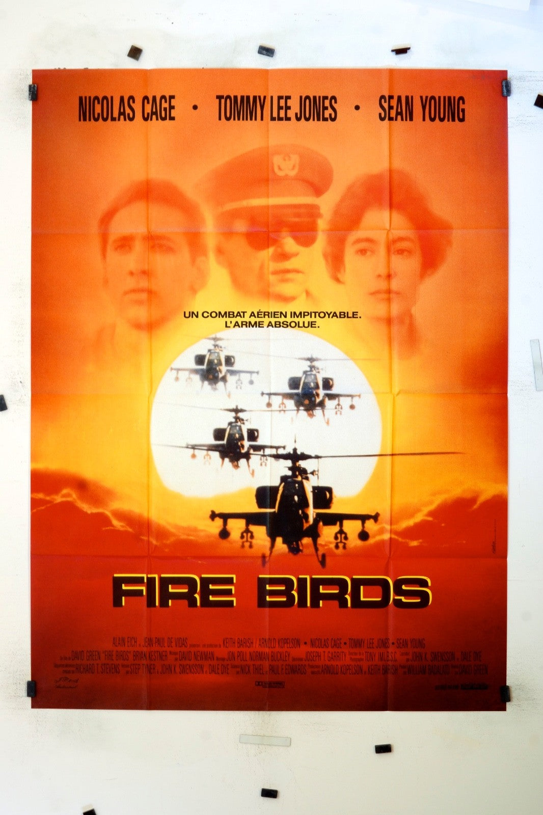 FIRE BIRDS NICOLAS CAGE MOVIE POSTER ORIGINAL (120X160)