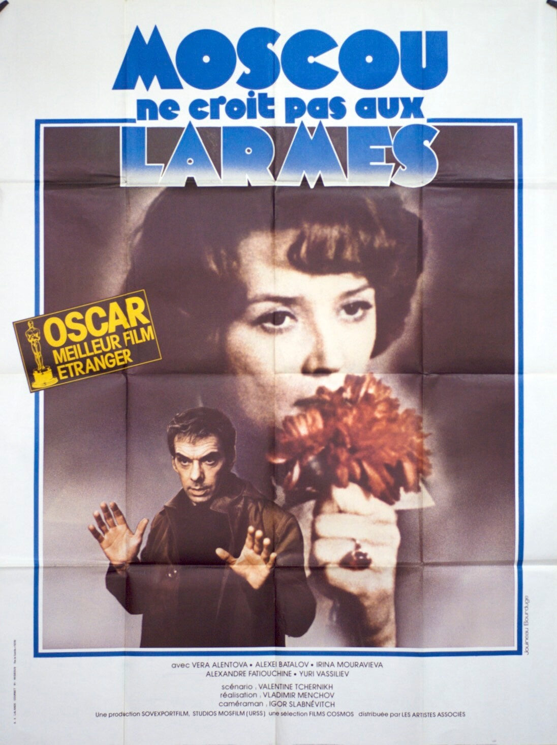 MOSCOU NE CROIT PAS AUX LARMES POSTER ORIGINAL 120x160 MAURICE RISCH