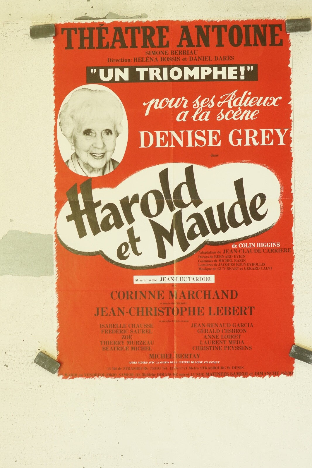 « HAROLD & MAUDE », POSTER ORIGINAL (40X60) CORINNE MARCHAND.