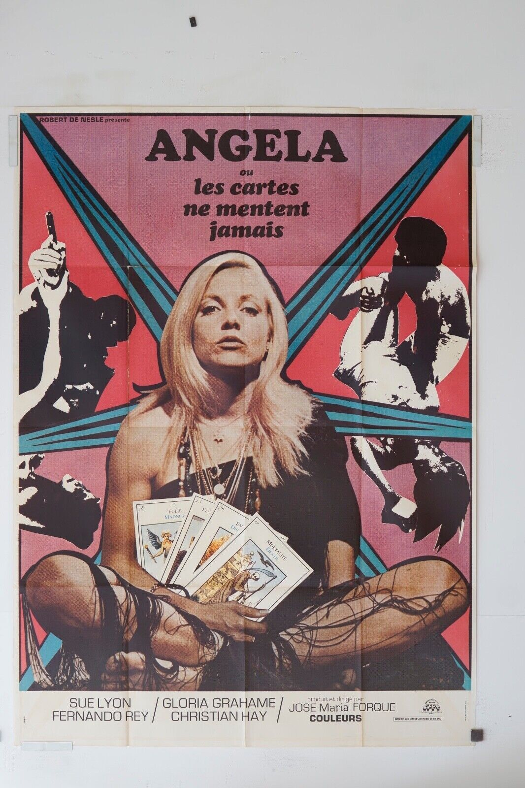 ANGELA MOVIE POSTER ORIGINAL 120x160 SUE LYON