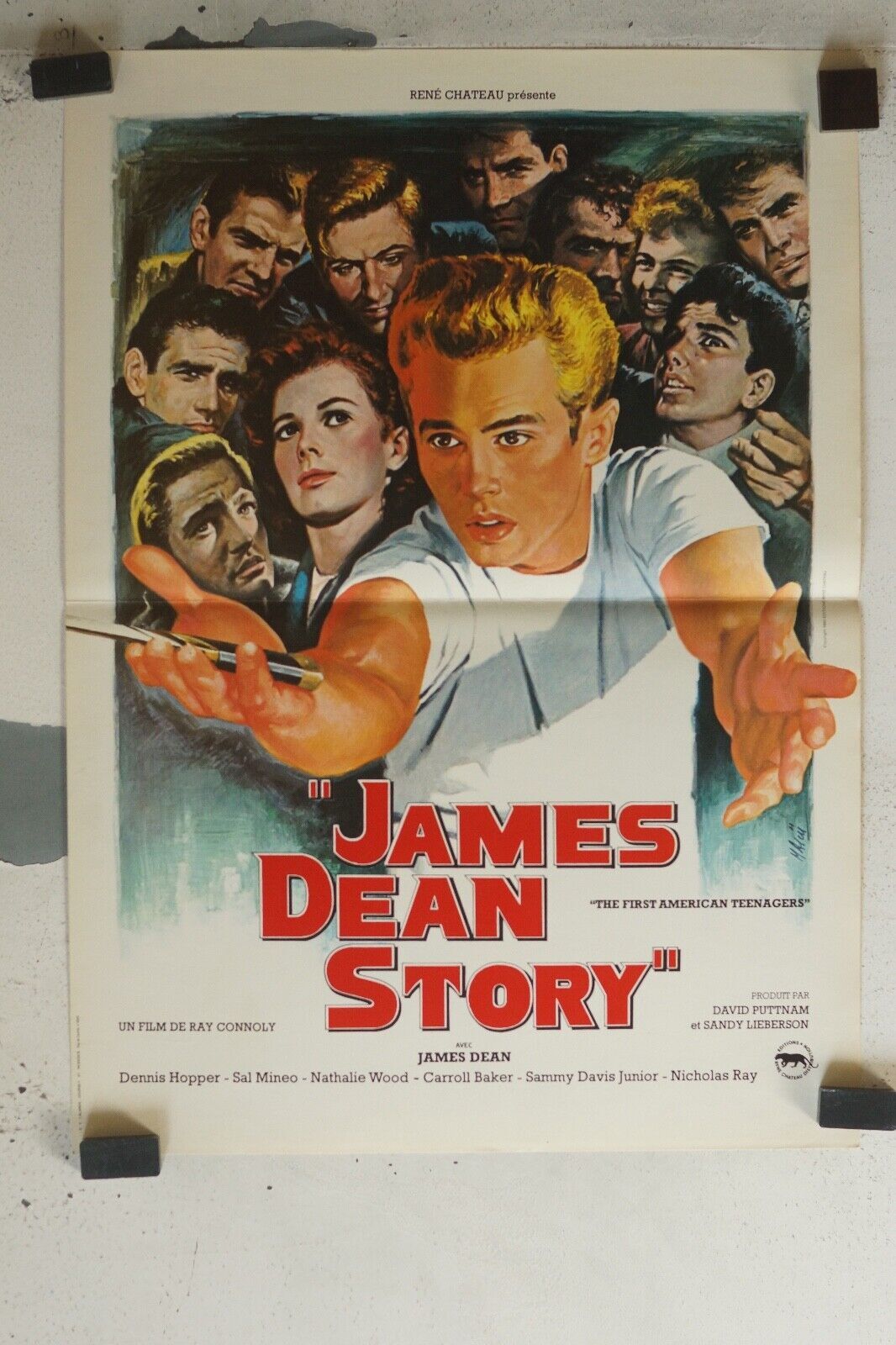 « JAMES DEAN STORY » ORIGINAL 40x60 JAMES DEAN