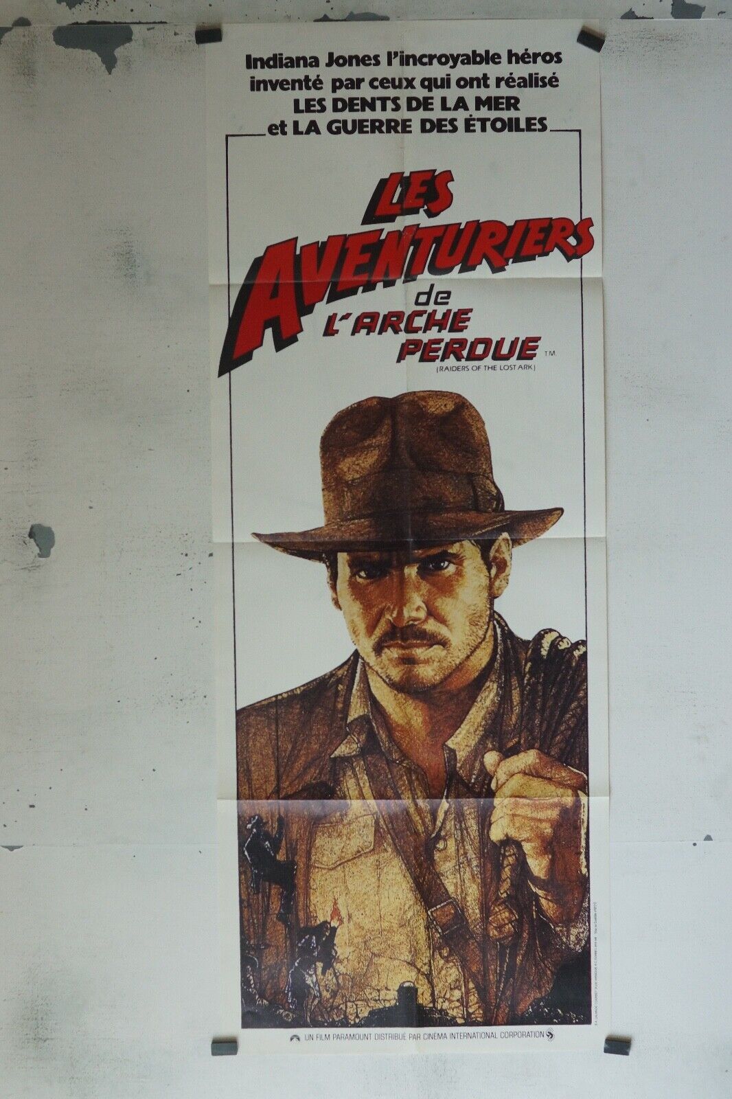 LES AVENTURIERS DE L’ARCHE PERDUE 60x160 ORIGINAL MOVIE POSTER