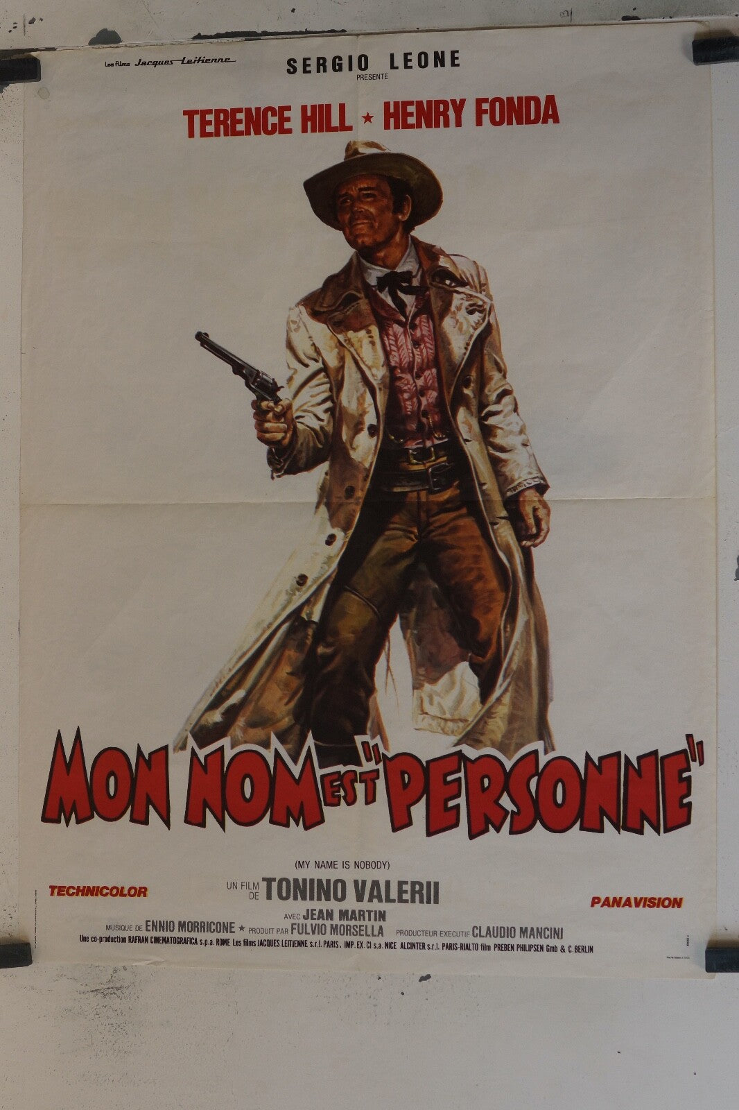 MON NOM EST « PERSONNE » MOVIE POSTER ORIGINAL (60X80) Terence Hill , Henry