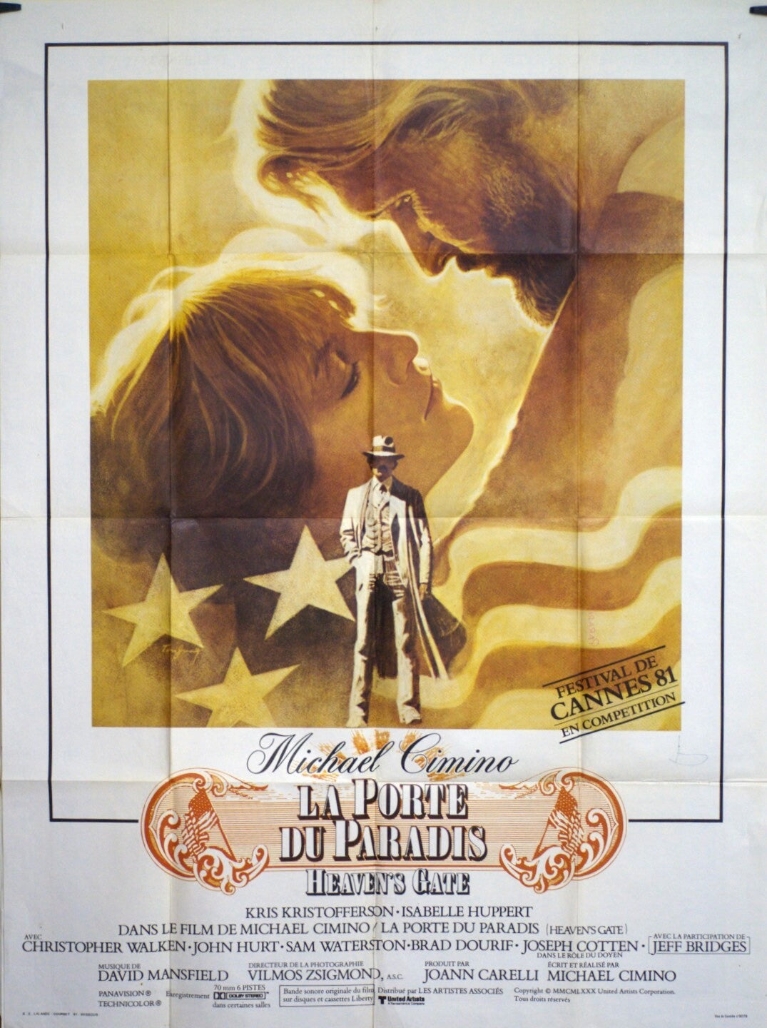 LA PORTE DU PARADIS MOVIE POSTER ORIGINAL 120x160 MICHAEL CIMINO