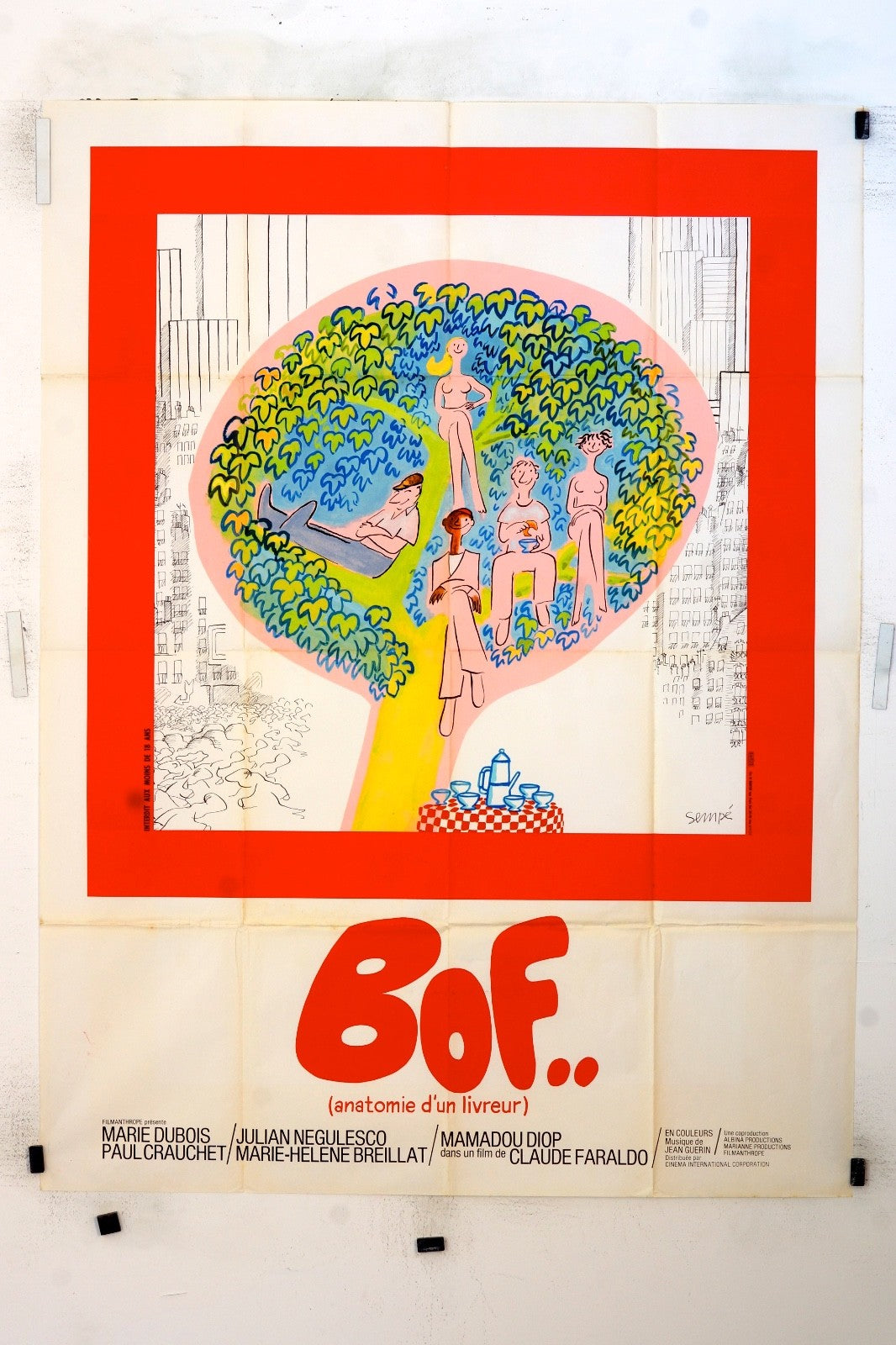 BOF Marie Dubois MOVIE POSTER ORIGINAL 120x160