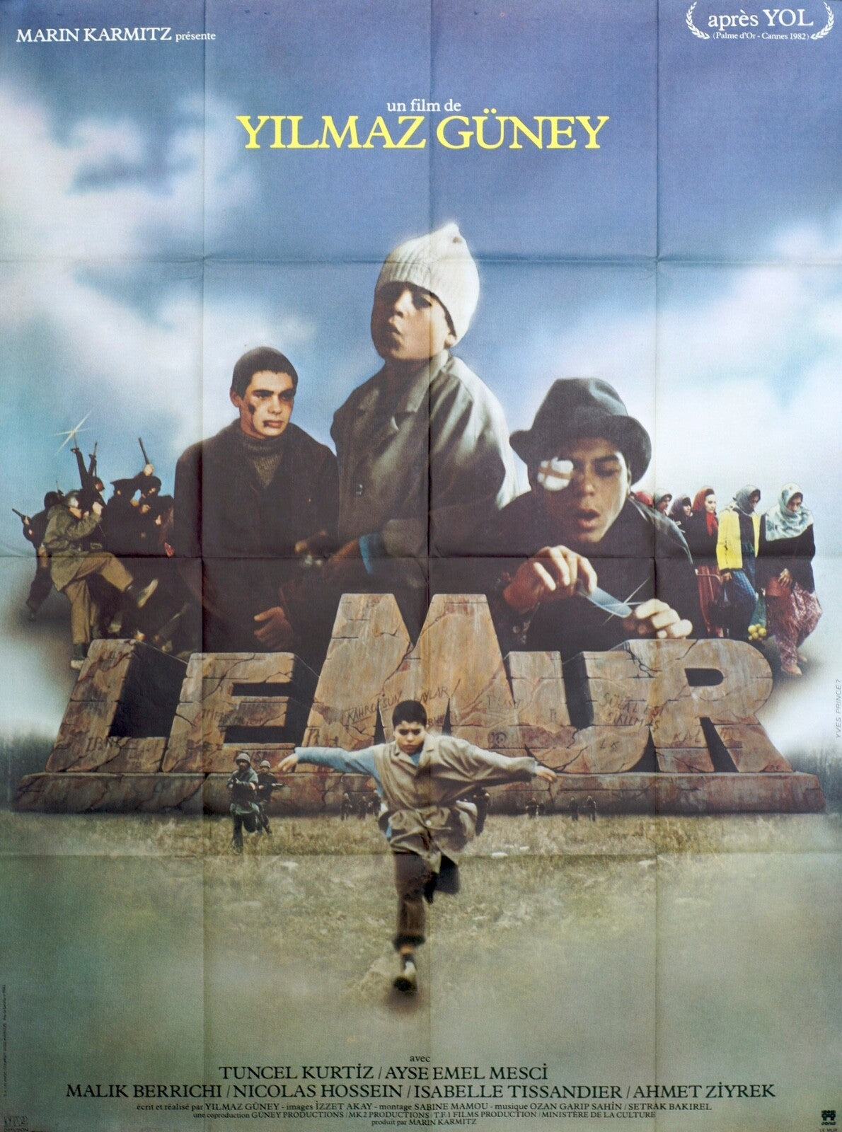 MUR MOVIE POSTER ORIGINAL 120x160 YILMAZ GUNEY