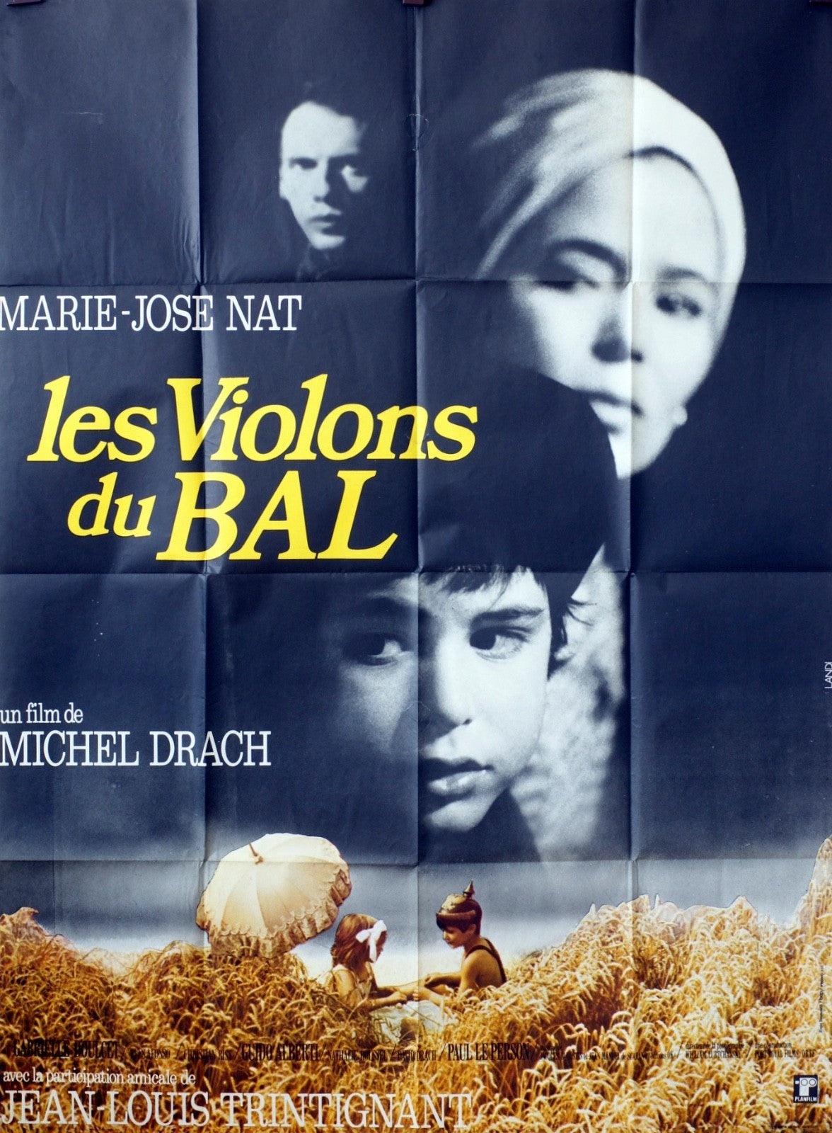 LES VIOLONS DU BAL MICHEL DRACH MOVIE POSTER ORIGINAL 120x160