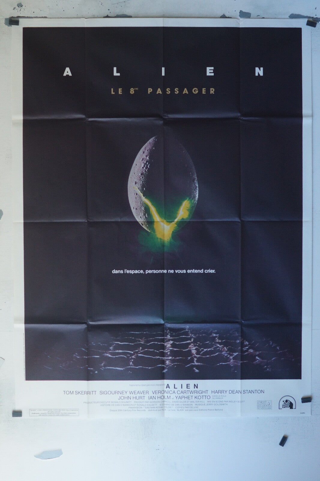 ALIEN LES 8 EME PASSAGER MOVIE POSTER ORIGINAL 120x160 TOM SKERRITT