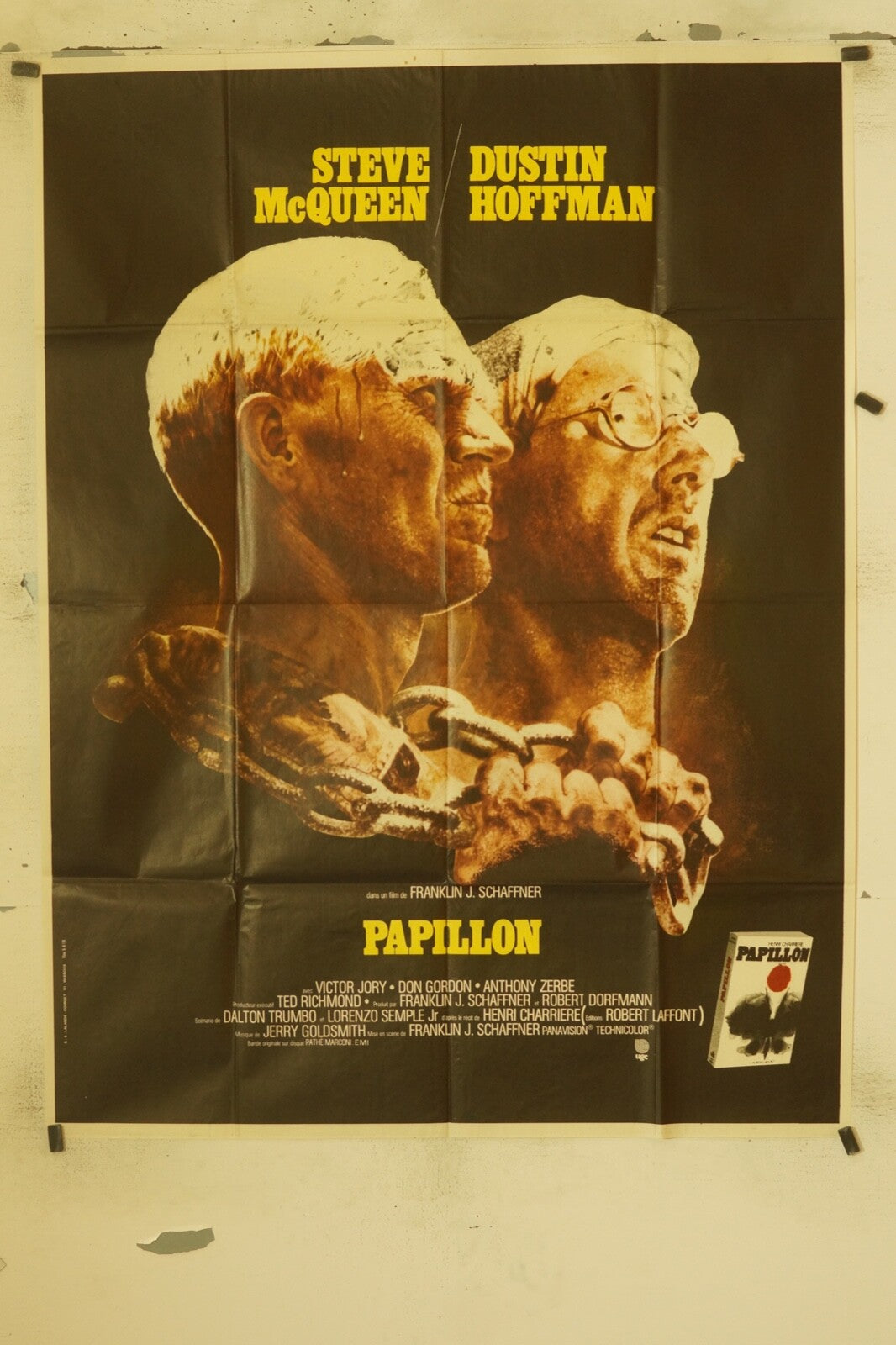 PAPILLON ORIGINAL (120X160) STEVE MC QUEEN – DUSTIN HOFFMAN