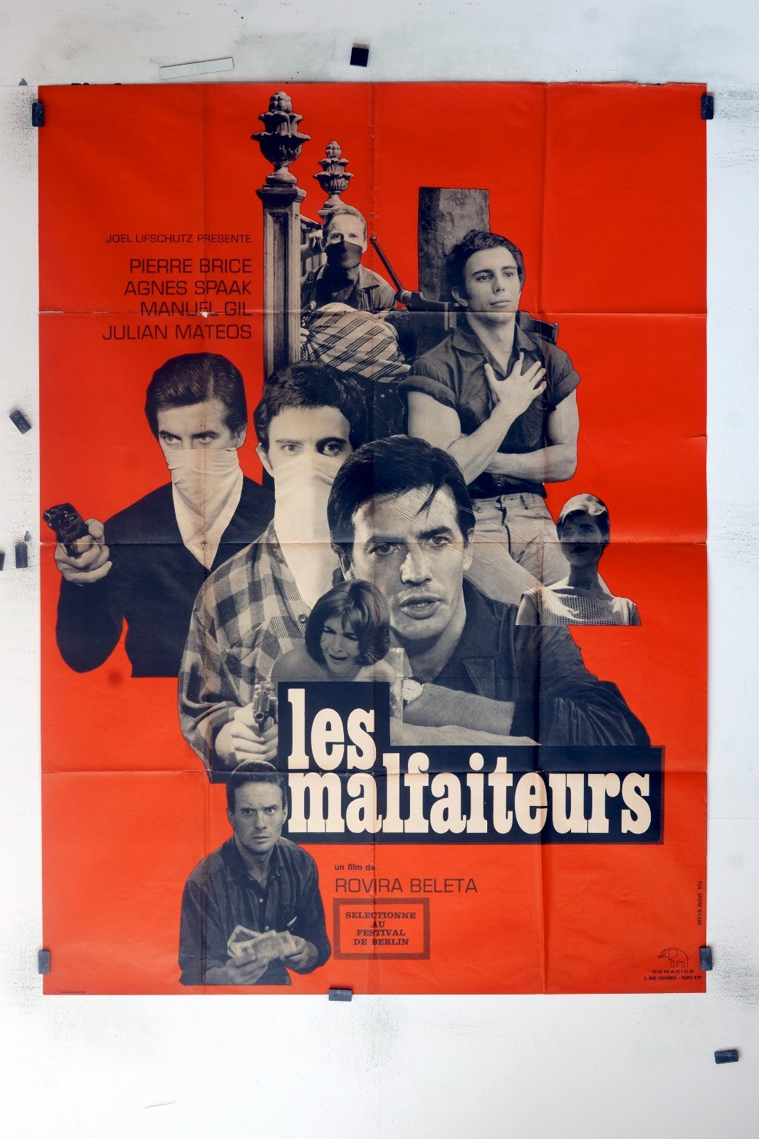 LES MALFAITEURS, PIERRE BRICE , MOVIE POSTER ORIGINAL 120x160