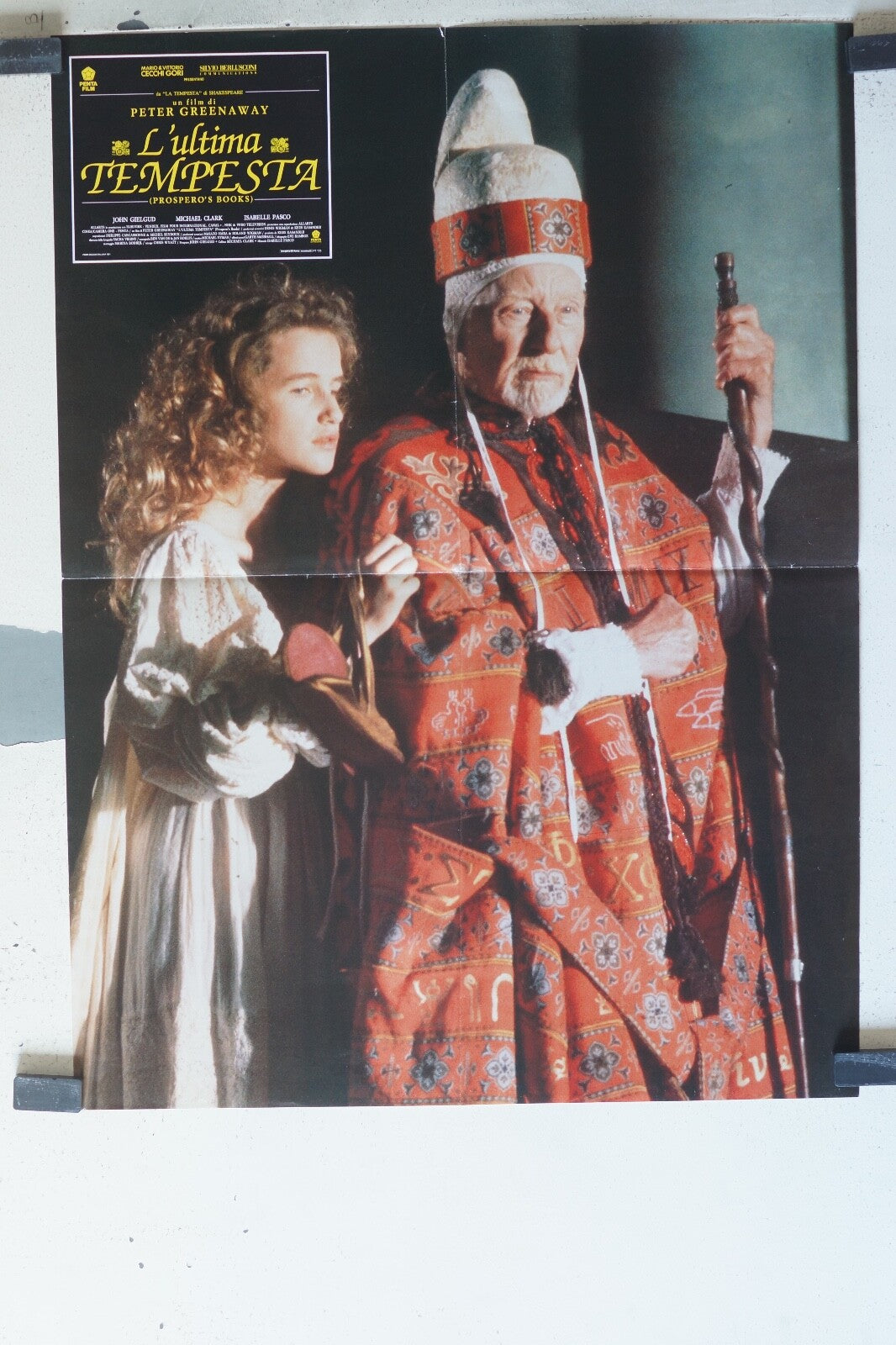 ULTIMA TEMPESTA (L’) MOVIE POSTER ORIGINAL (46X61), John Gielgud