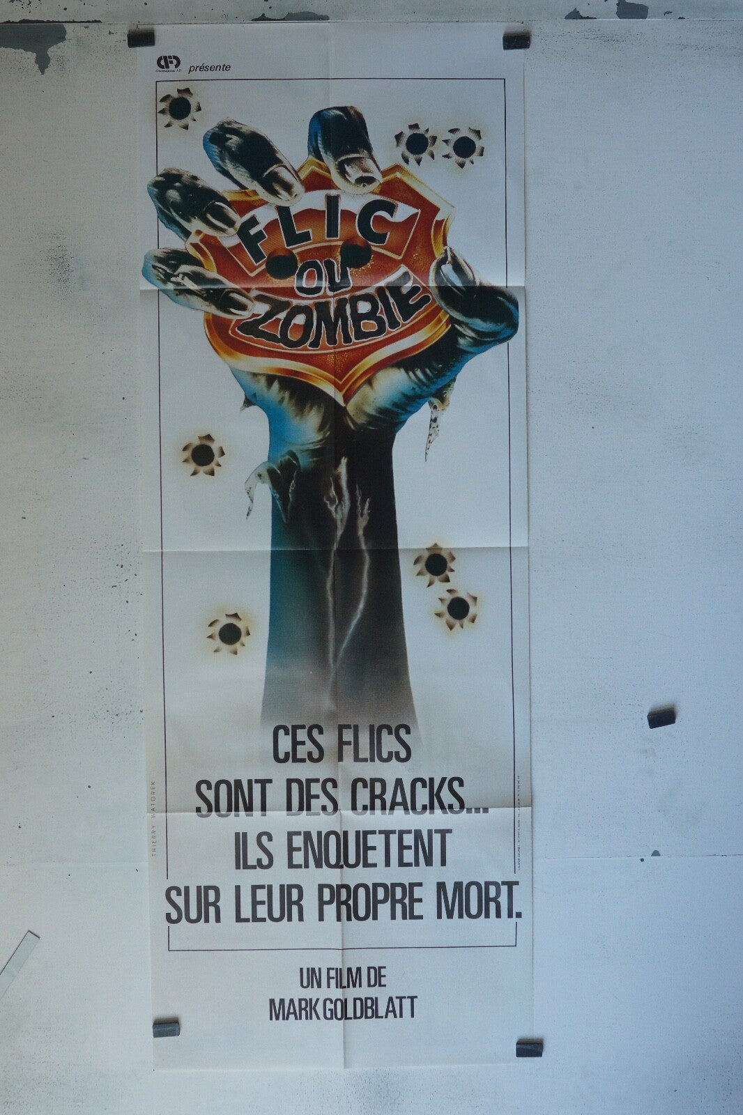 CES FLICS SONT DES CRACKS…ILS ENQUETENT ORIGINAL POSTER (60X160) MARK GOLDBLATT