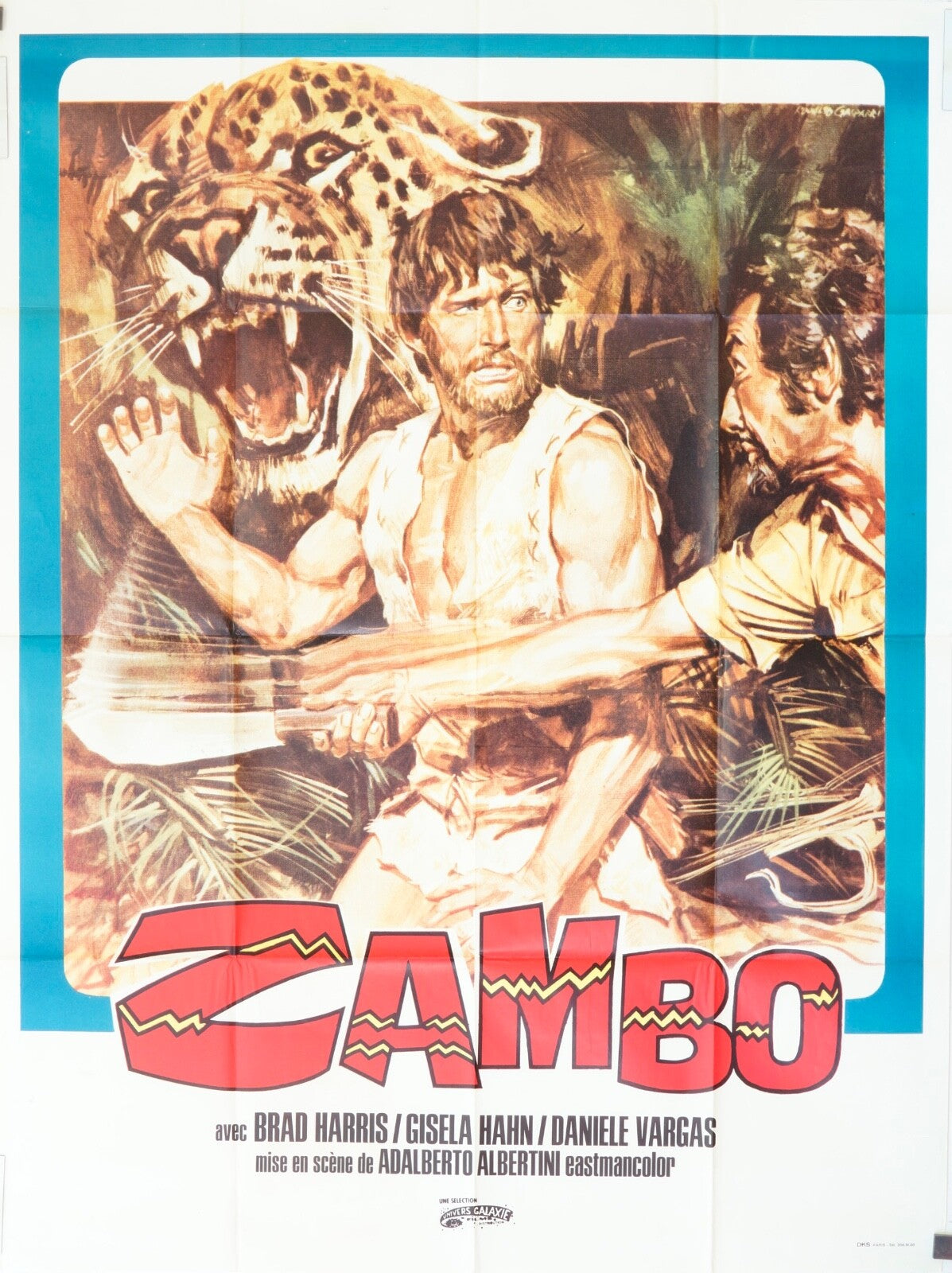 ZAMBO MOVIE POSTER ORIGINAL (120X160) JOSÉ GRECI