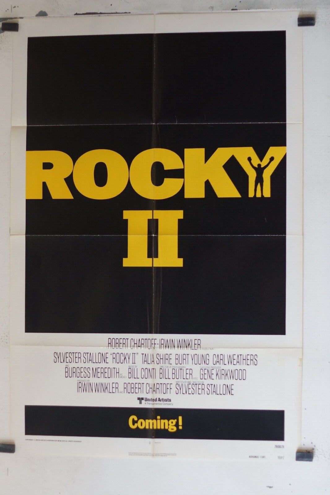 ROCKY II MOVIE POSTER ORIGINAL 69x103