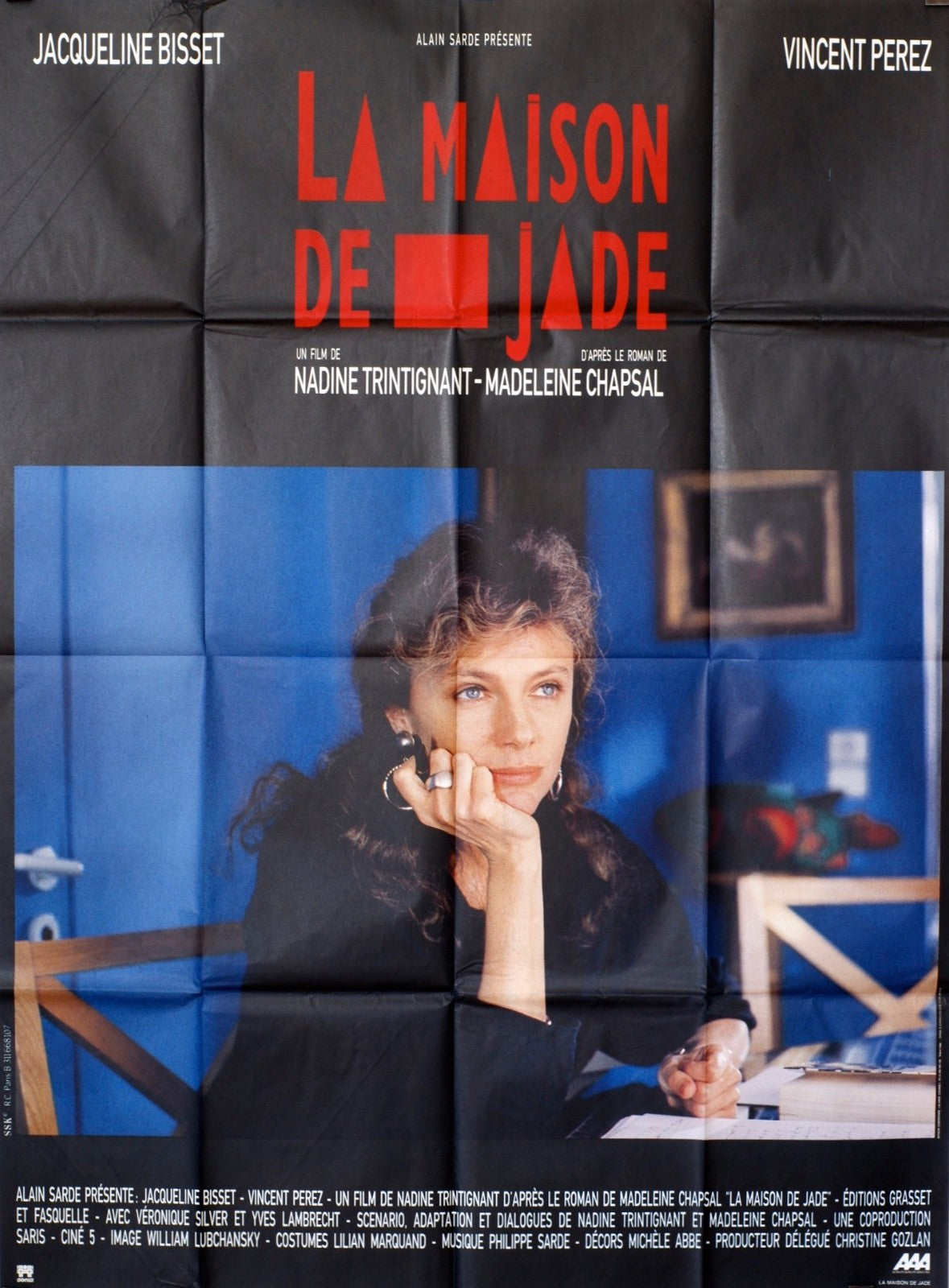 LA MAISON DE JADE NADINE TRINTIGNANT MOVIE POSTER ORIGINAL 120x160