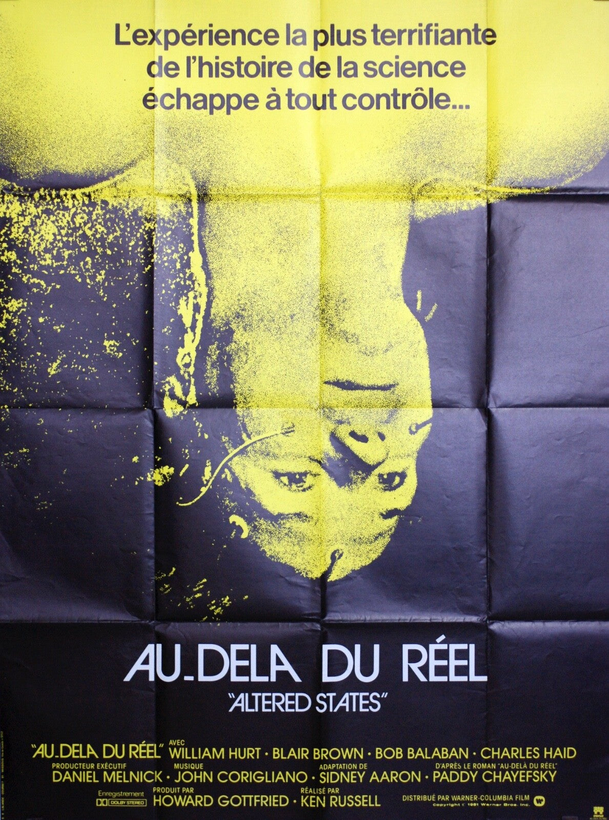AU-DELA DU RÉEL ORIGINAL POSTER (120x160) ALAIN DELON