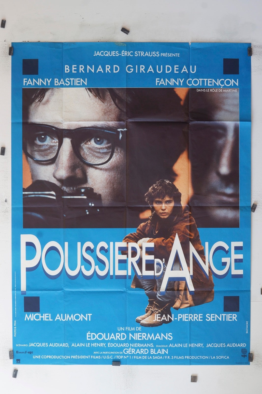 POUSSIÈRE D’ANGE BERNARD GIRAUDEAU MOVIE POSTER ORIGINAL 120x160