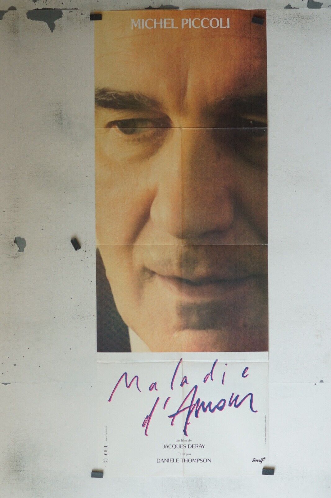 MALADIE D’AMOUR POSTER ORIGINAL 60x160 MICHEL PICCOLI