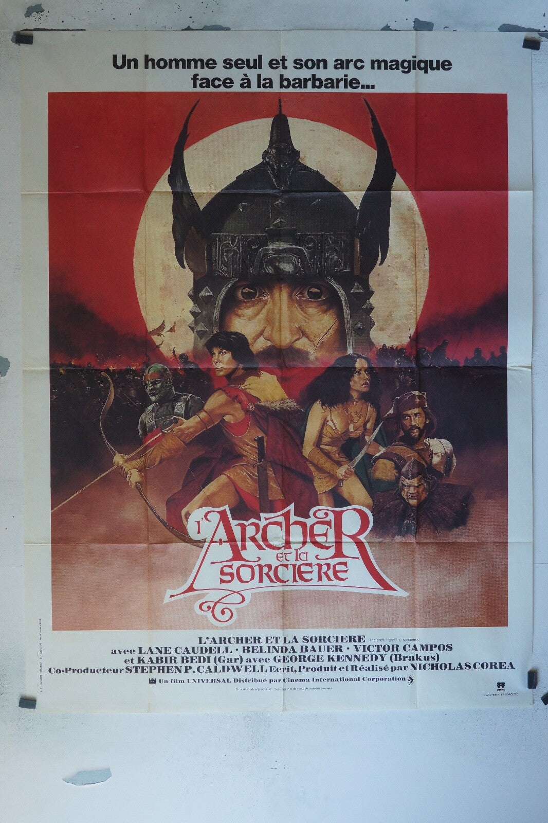 L’ARCHER ET LA SORCIÈRE MOVIE POSTER ORIGINAL 120x160 ORNELLA MUTI