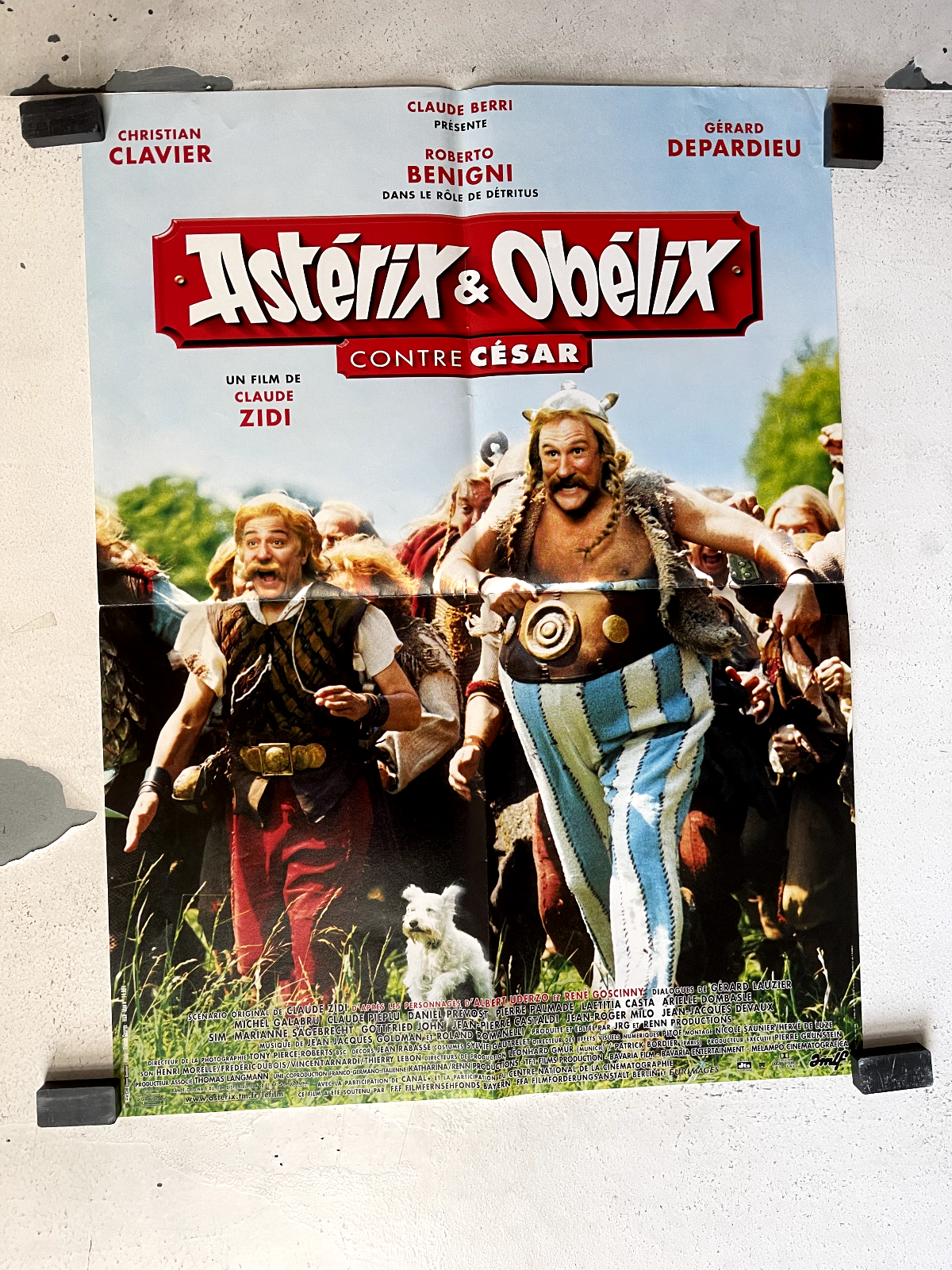 ASTÉRIX & OBÉLIX POSTER ORIGINAL (40X60) CHRISTIAN CLAVIER – GERARD DEPARDIEU