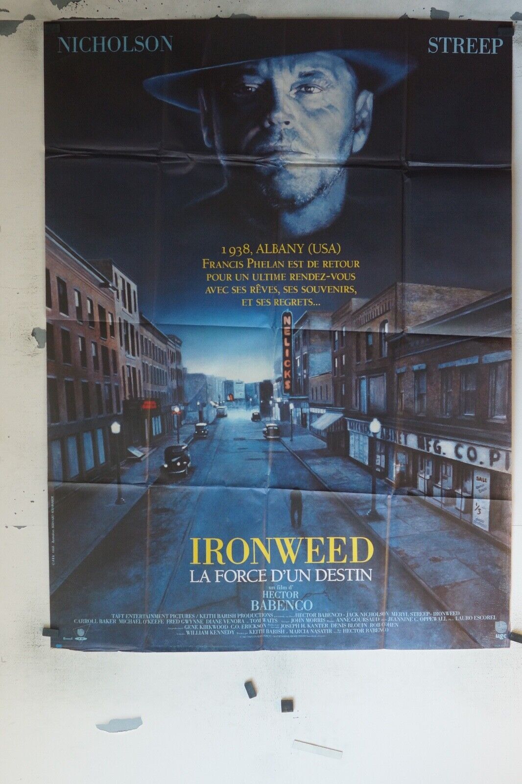 IRONWEED MOVIE POSTER ORIGINAL (120x160) NICHOLSON
