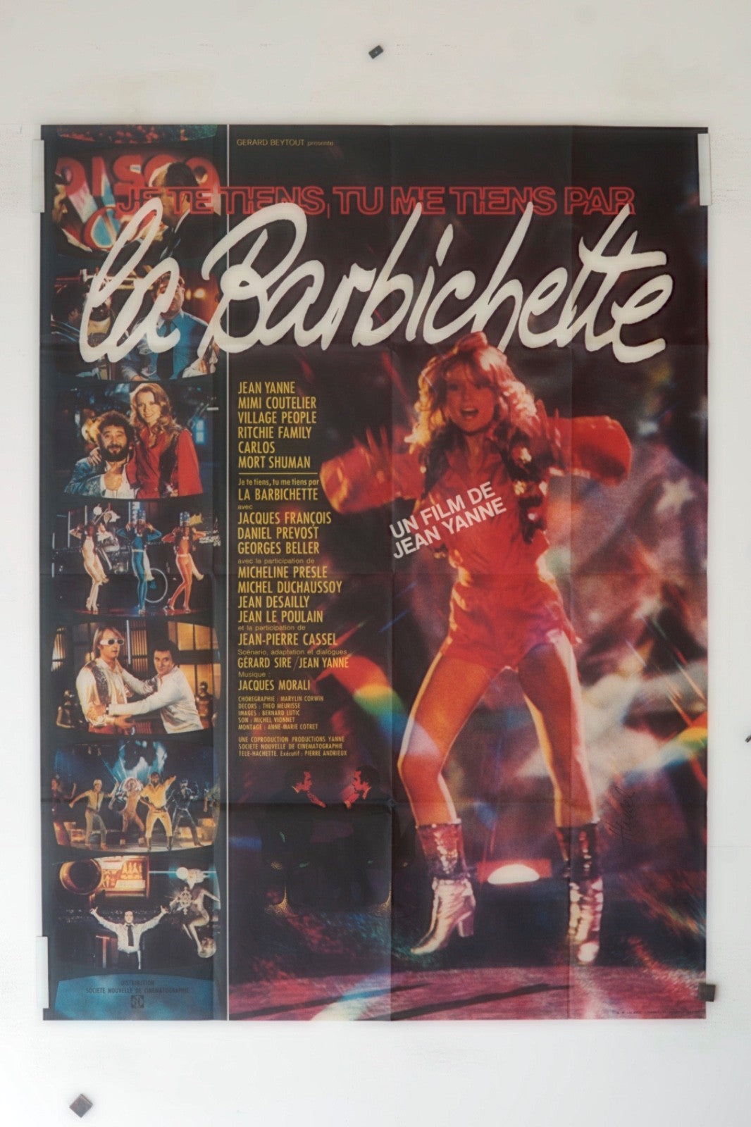 LA BARBICHETTE JEAN YANNE MOVIE POSTER ORIGINAL 120x160