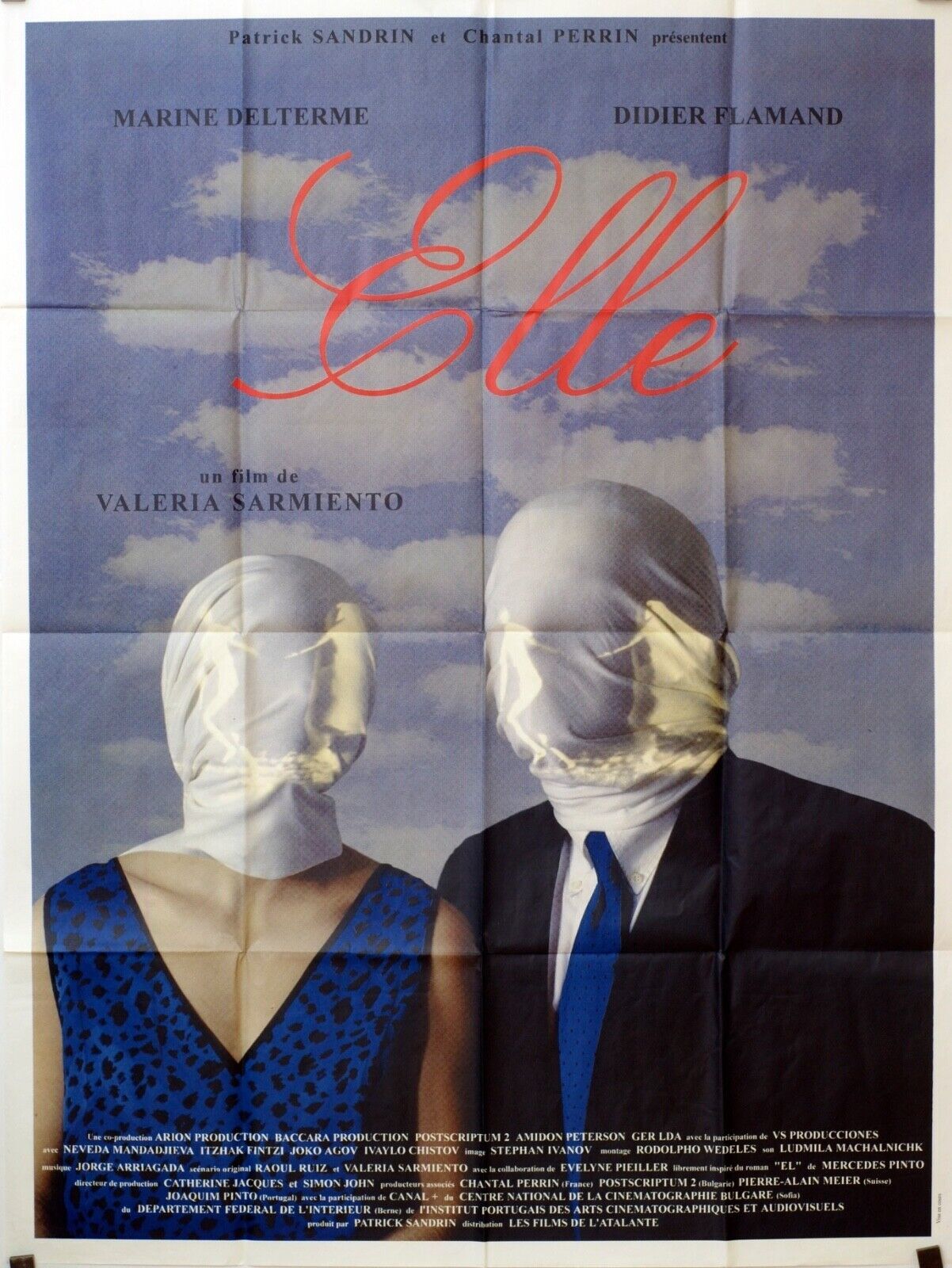 ELLE ORIGINAL MOVIE POSTER 120x160 MARINE DELTERME
