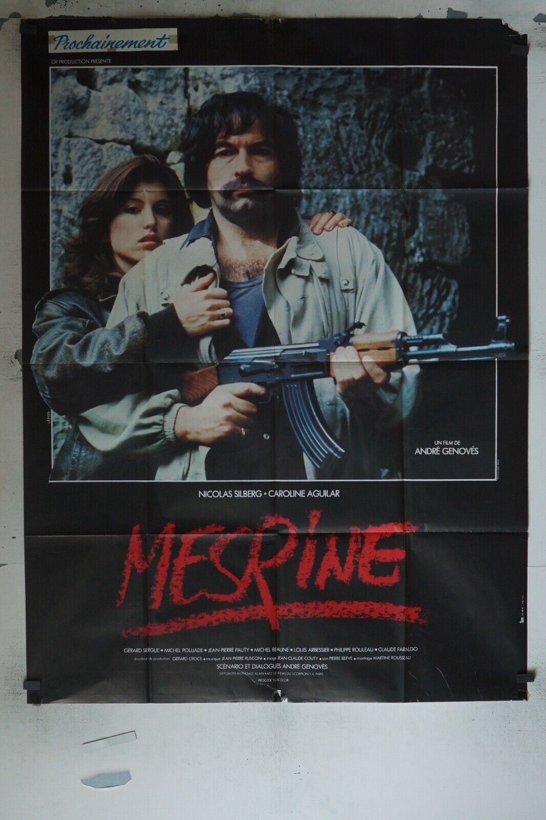MESRINE MOVIE POSTER ORIGINAL (120x160) NICOLAS SILBERG