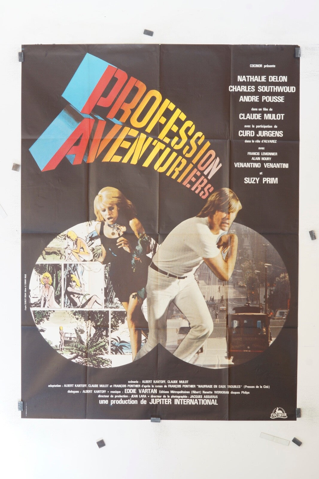 PROFESSION AVENTURIERS NATHALIE DELON ORIGINAL MOVIE POSTER 120x160