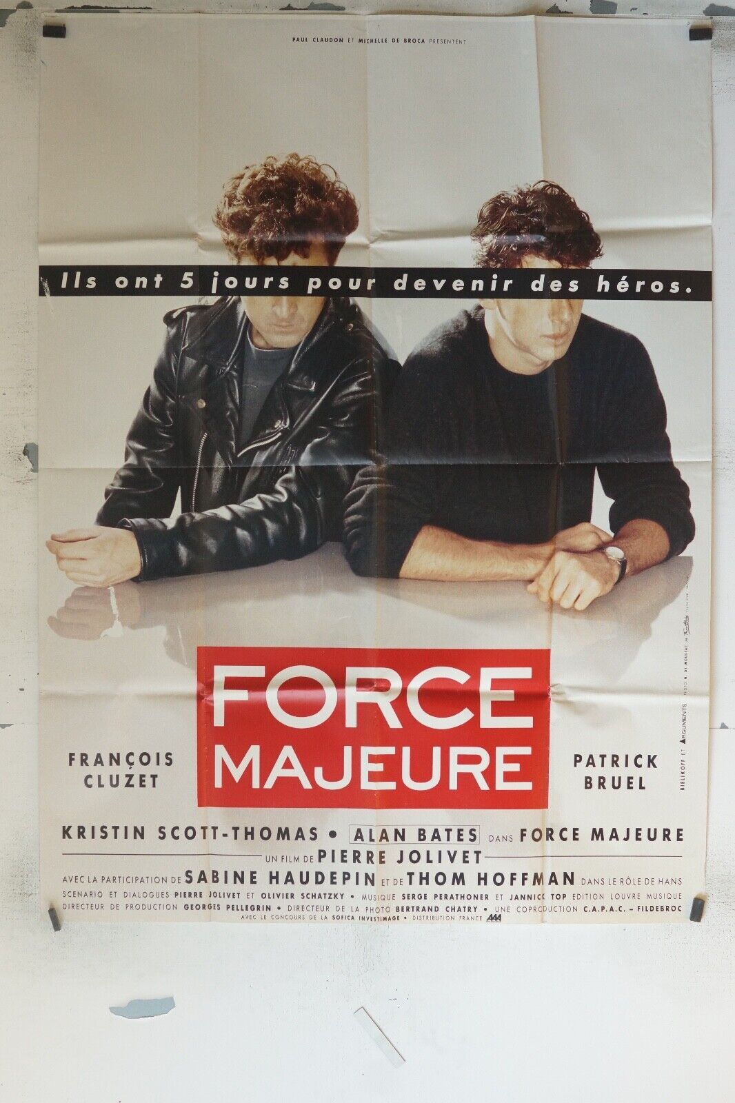 FORCE MAJEUR MOVIE POSTER ORIGINAL 120x160 FRANCOIS CLUZET