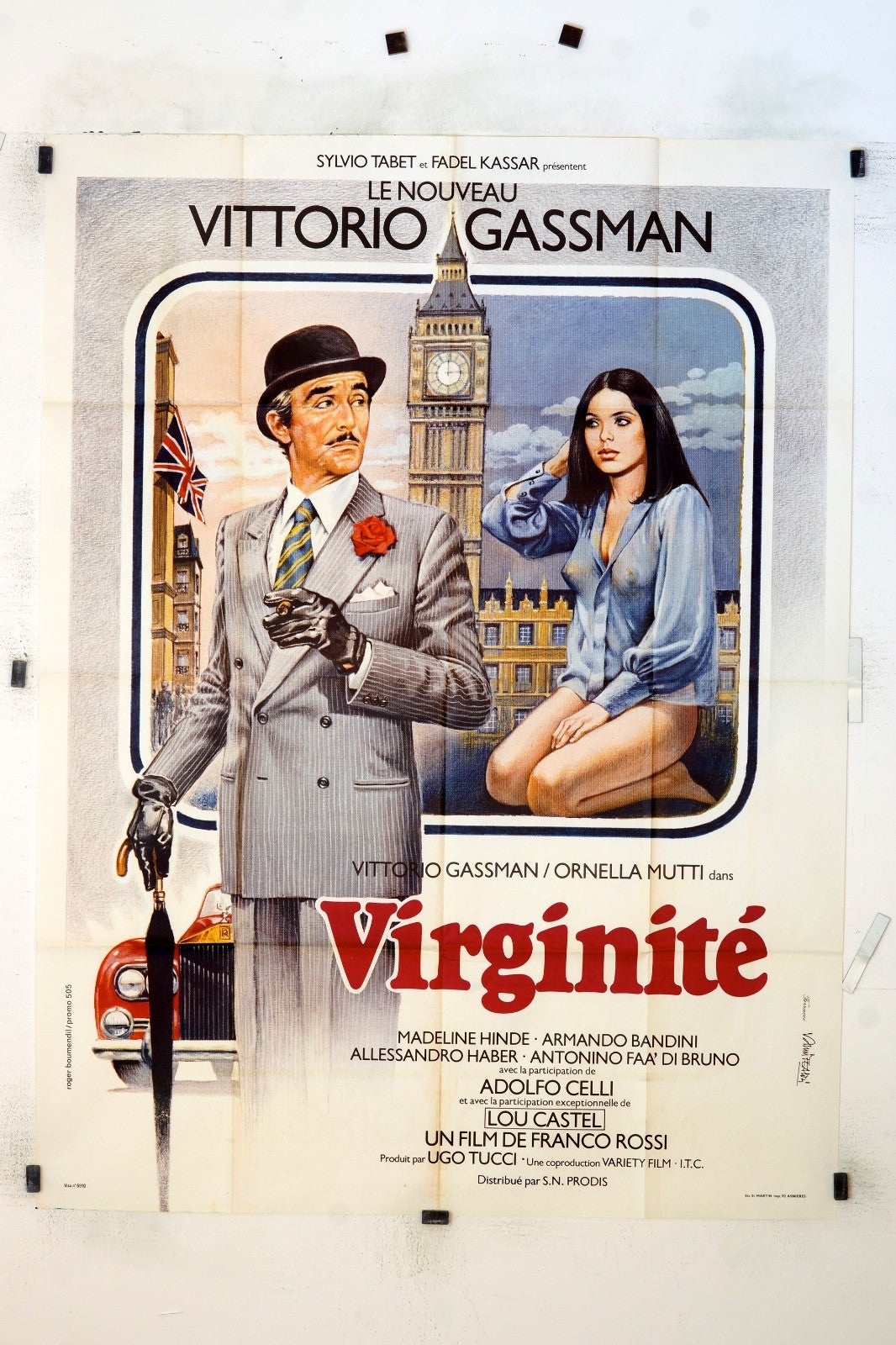 VIRGINITÉ VITTORIO GASSMAN MOVIE POSTER 120x160