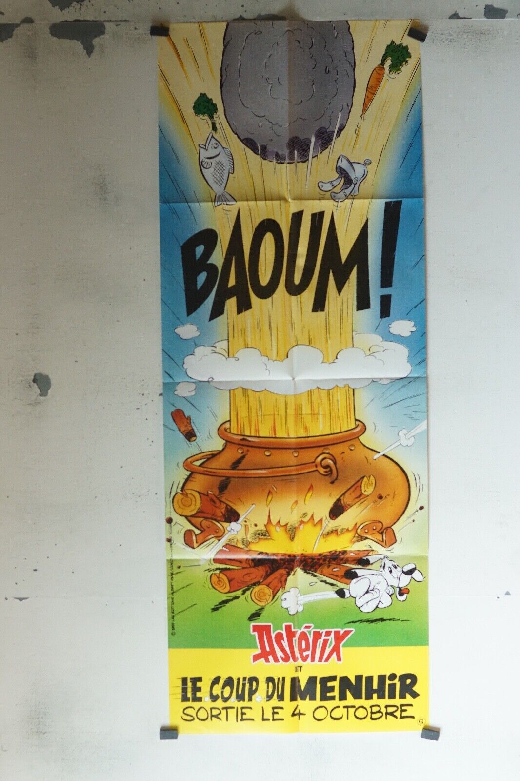 ASTÉRIX ET LE COUP DU MENHIR MOVIE POSTER ORIGINAL 60x160